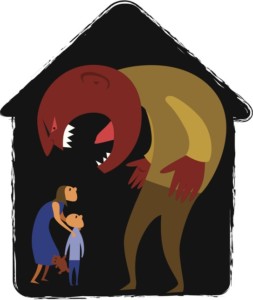 domestic abuse illustration
