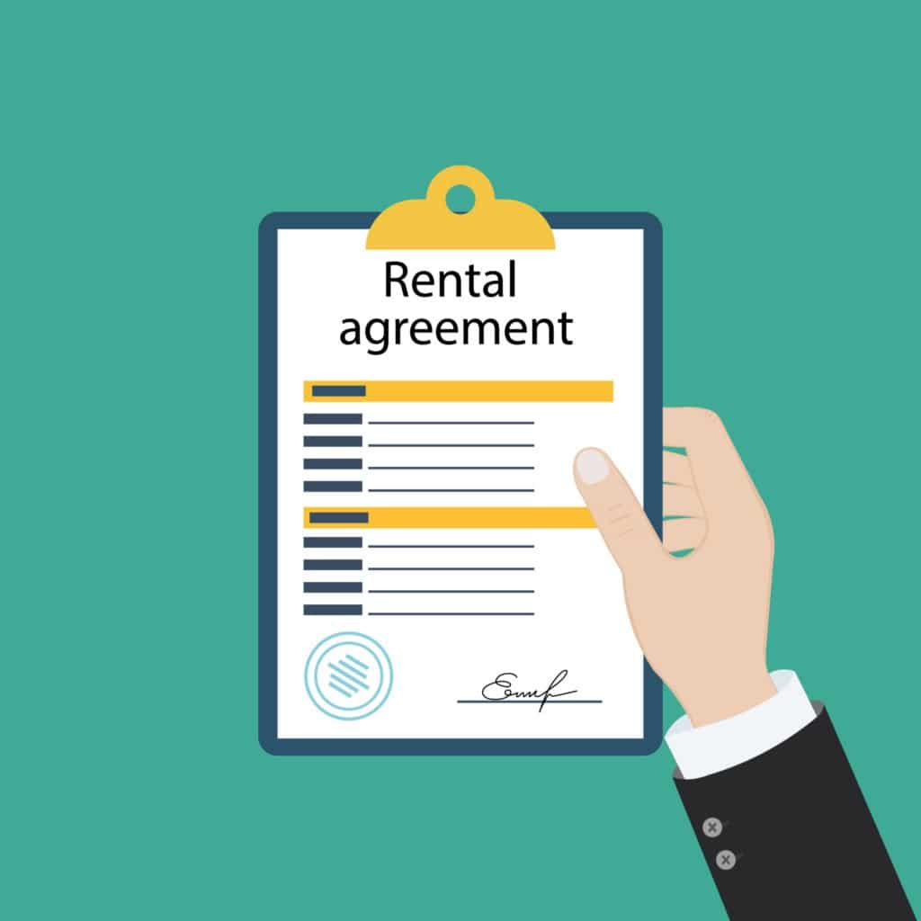 illustration of rental agreement