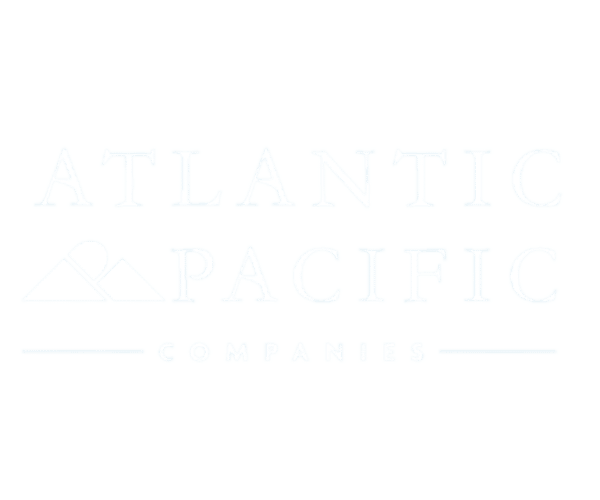 atlantic pacific companies all-white logo
