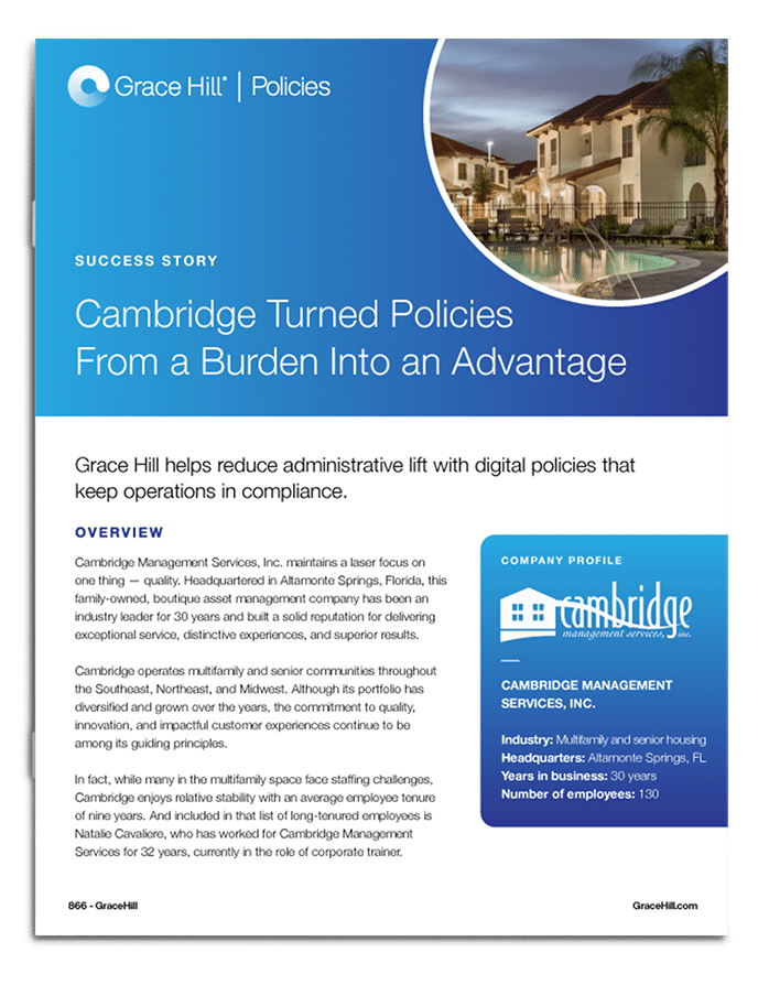 Cambridge Policies Success Story