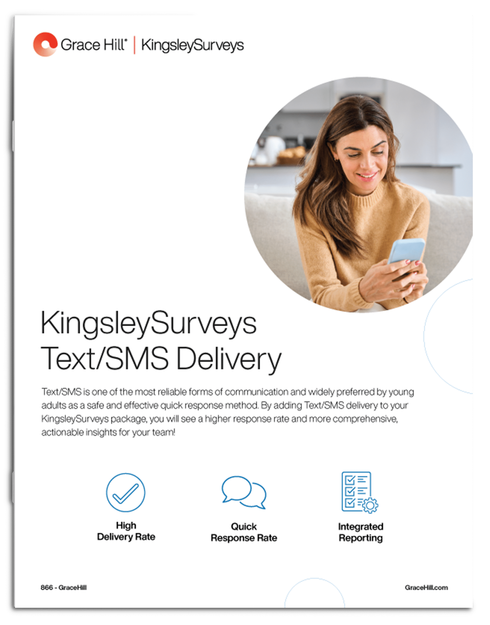 KingsleySurveys Text/SMS flyer thumbnail image