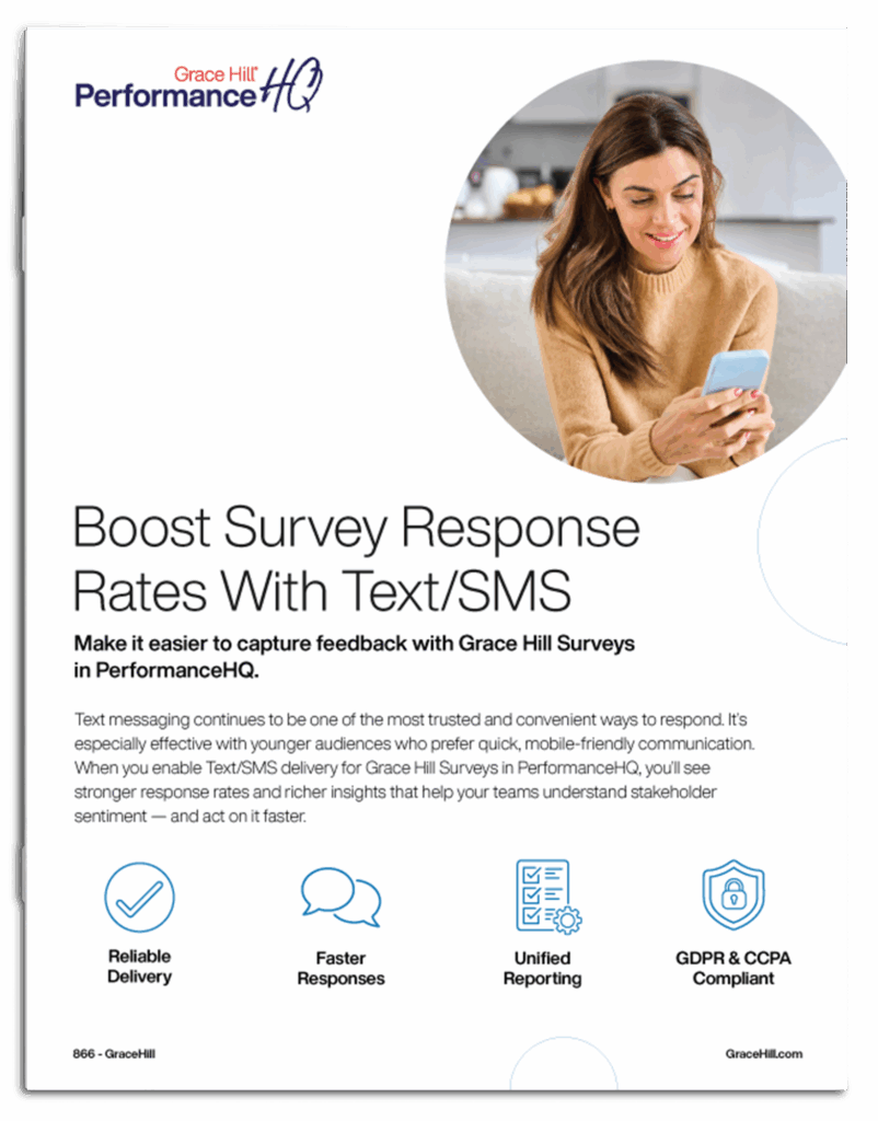 Grace Hill Surveys Text SMS Flyer thumbnail