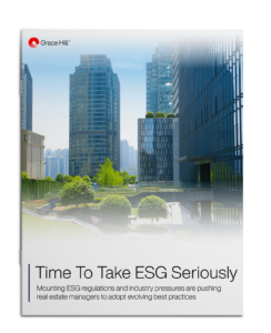 commercial real estate ESG front page city mockup