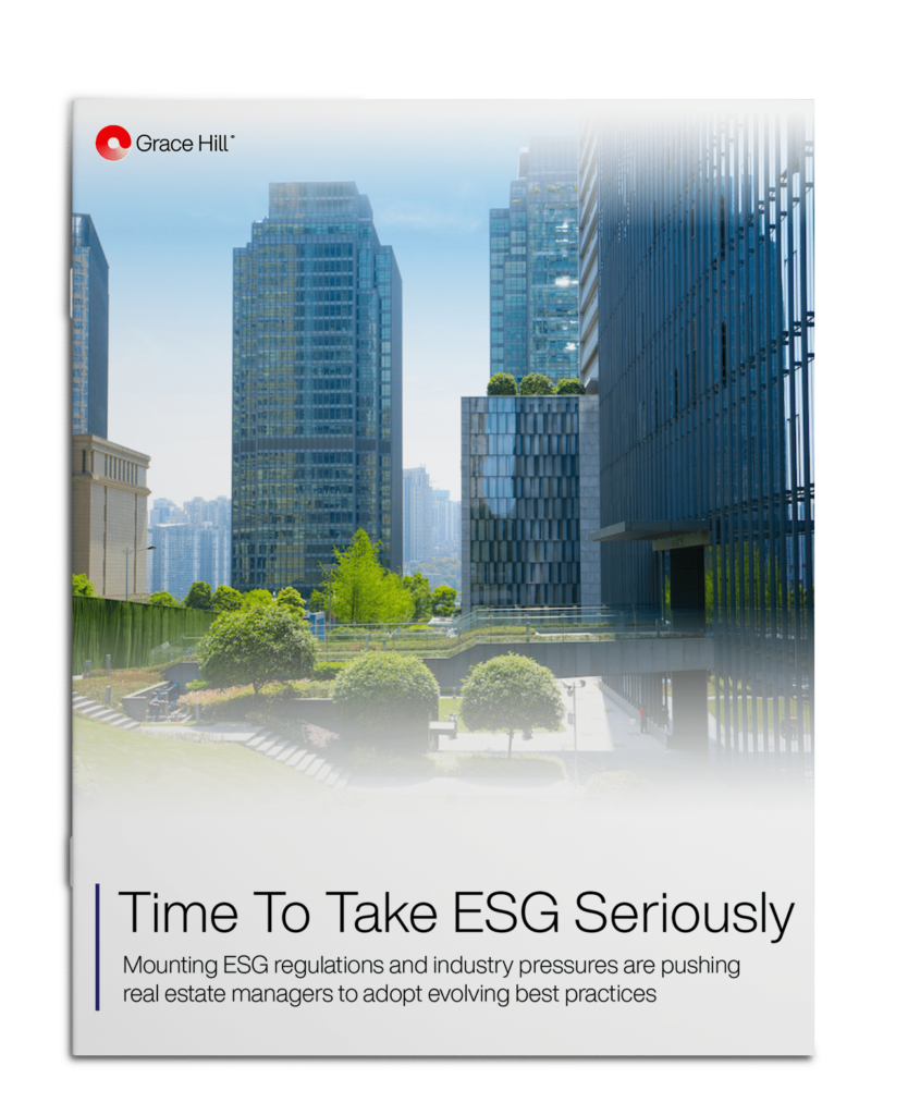 commercial real estate ESG front page city mockup