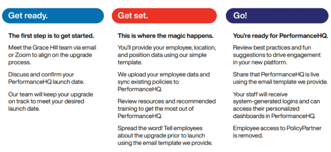 policy upgrade phq