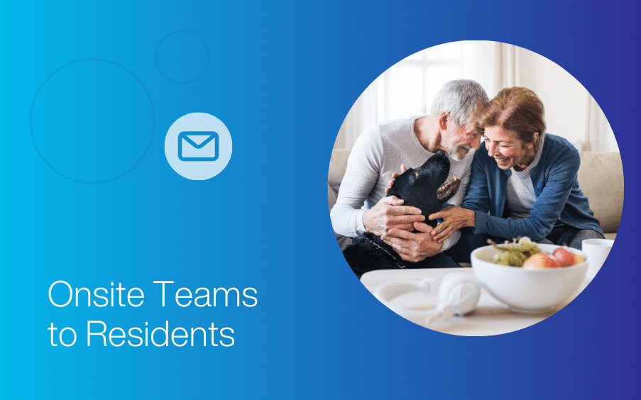 Onsite Teams to Residents email template thumbnail