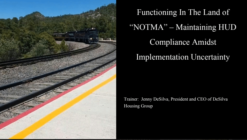 Maintaing HUD Compliance