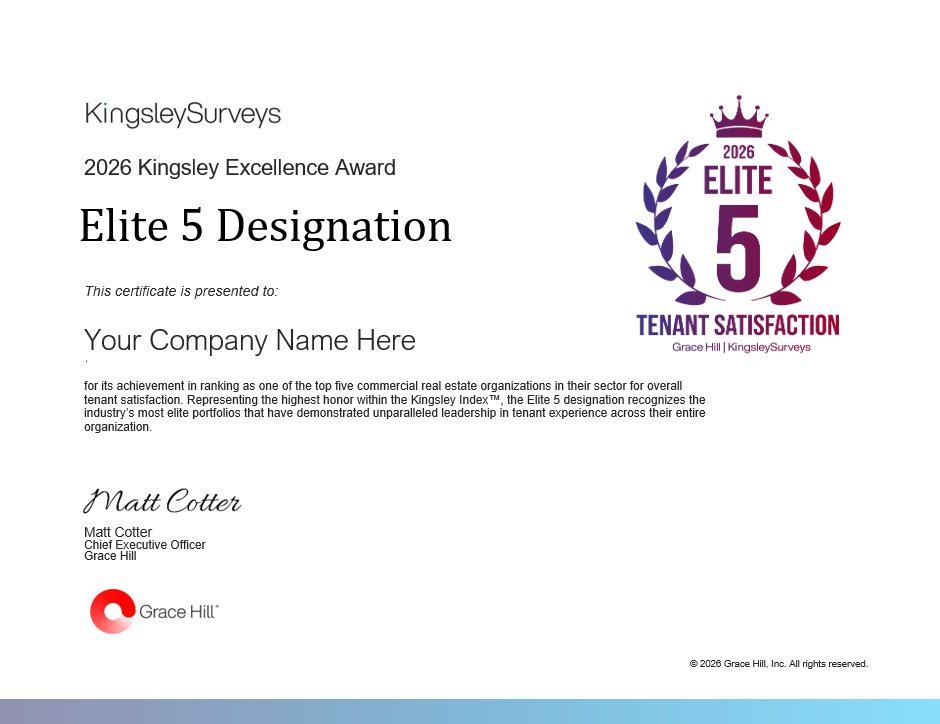 kingsleysurvey excellence elite 5 certificate matt signature 2026