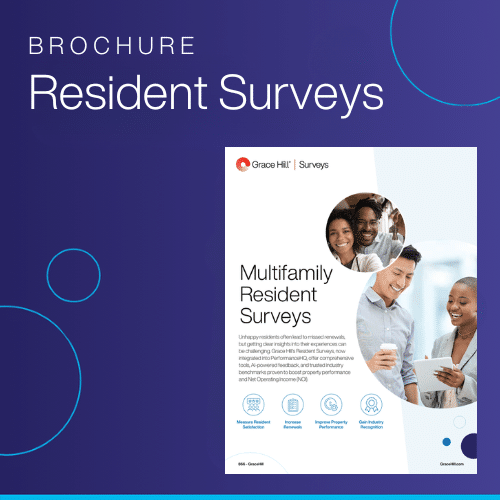 Resident Survey brochure