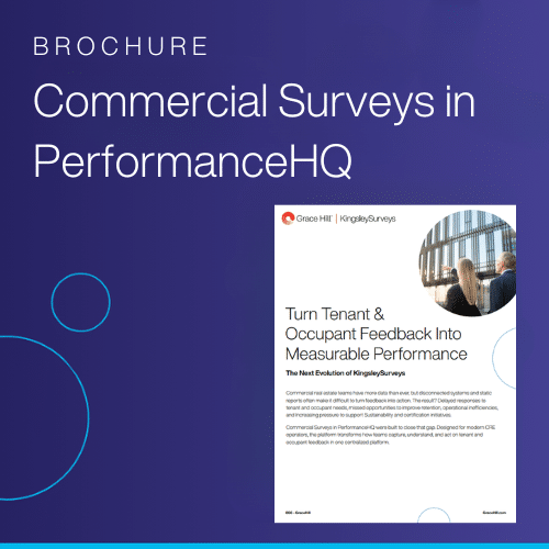 Commercial Surveys in PerformanceHQ