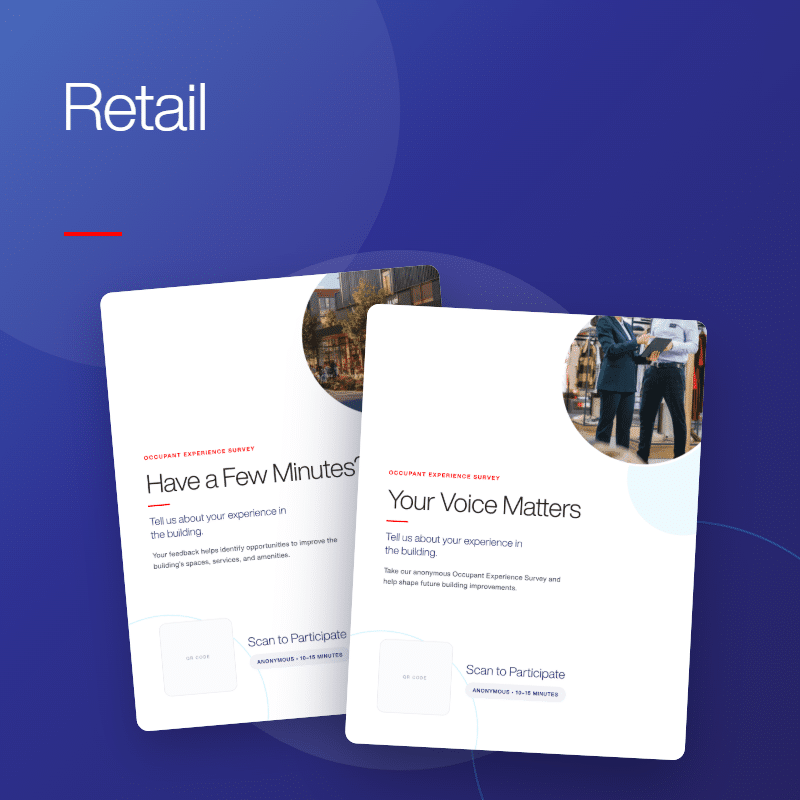 Occupant Survey Tool Kit Survey Retail Flyer