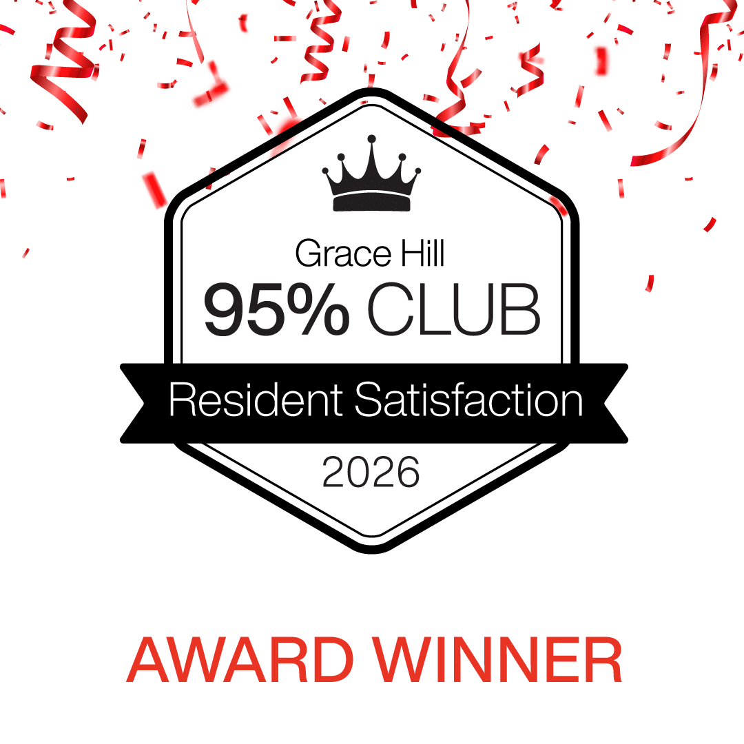 2026 grace hill excellence award 95% club winner social post square