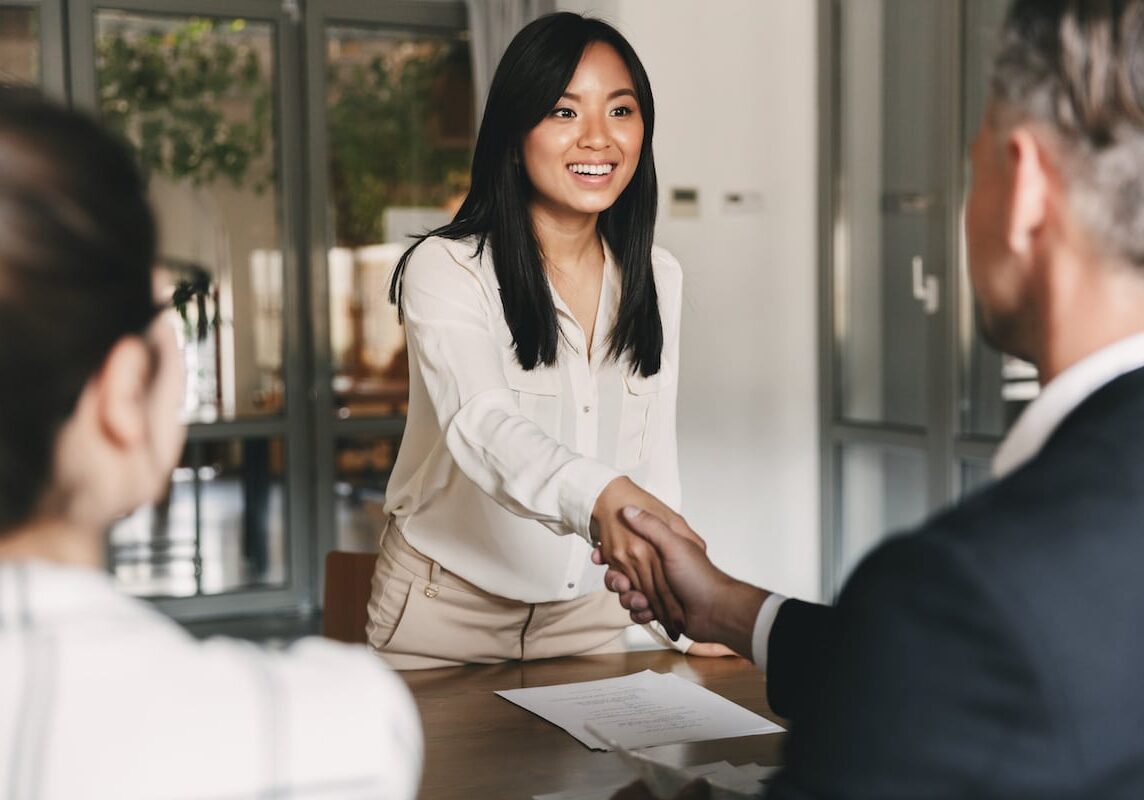 Business, career and placement concept - image from back of two employers sitting in office and shaking hand of young asian woman after successful negotiations or interview
Business, career and placement concept - image from back of two employers sitting in office and shaking hand of young asian woman, after successful negotiations or interview
hire,  applicant,  employer,  business,  businessman,  businesswoman,  candidate,  asian,  communication,  contract,  cooperation,  corporate,  corporation,  discuss,  employee,  employment,  group,  interact,  interview,  job,  manager,  meeting,  mentor,  negotiation,  offer,  office,  people,  men,  personnel,  placement,  recruitment,  resume,  teamwork,  woman,  work,  worker,  young,  committee,  members,  sitting,  table,  talk,  directors,  career,  hand,  handshake,  handshaking,  shaking,  deal
