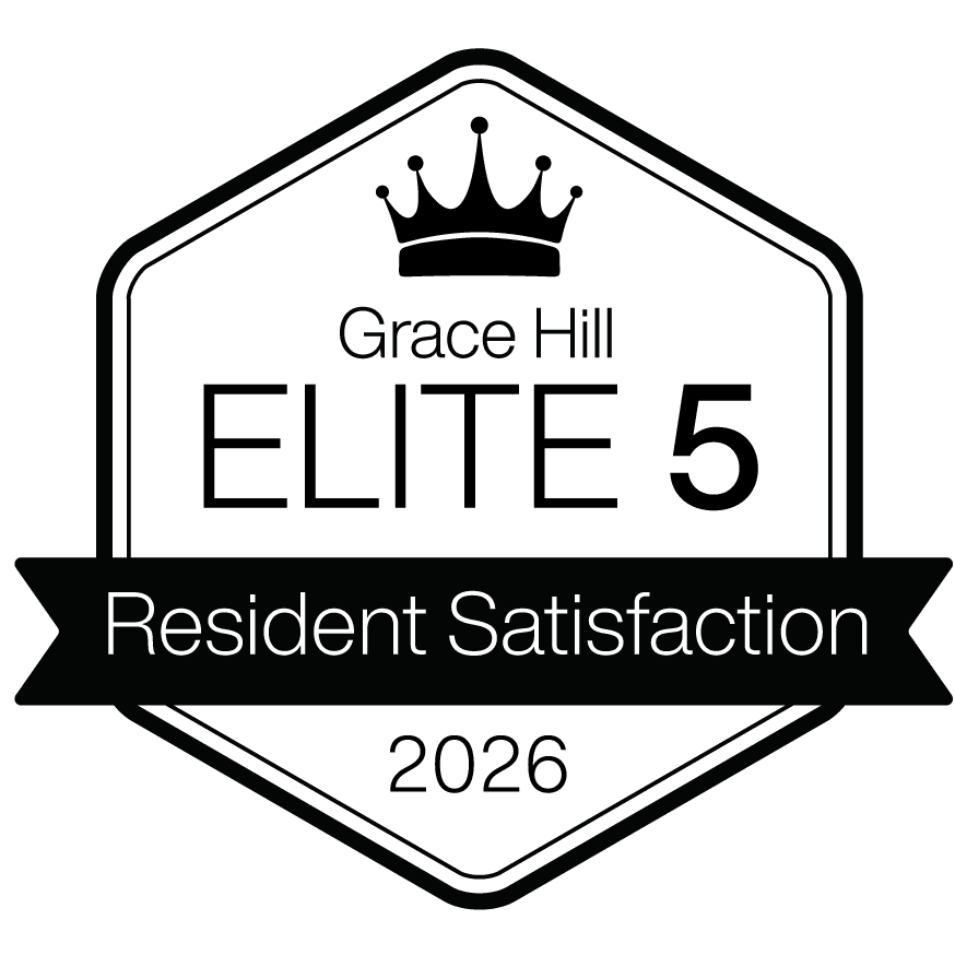 2026 grace hill excellence award badge elite 5for resident satisfaction