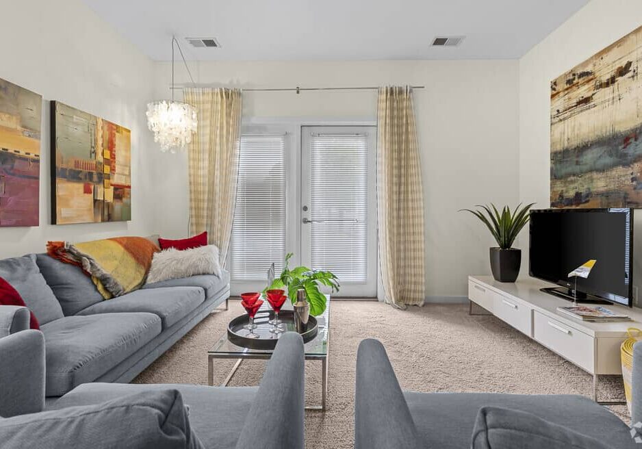 living area view of greenwich village property owned by franklin group